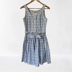 Marvin Richards Dress Women's Sleeveless Blue & White Polka Dot. Size 4